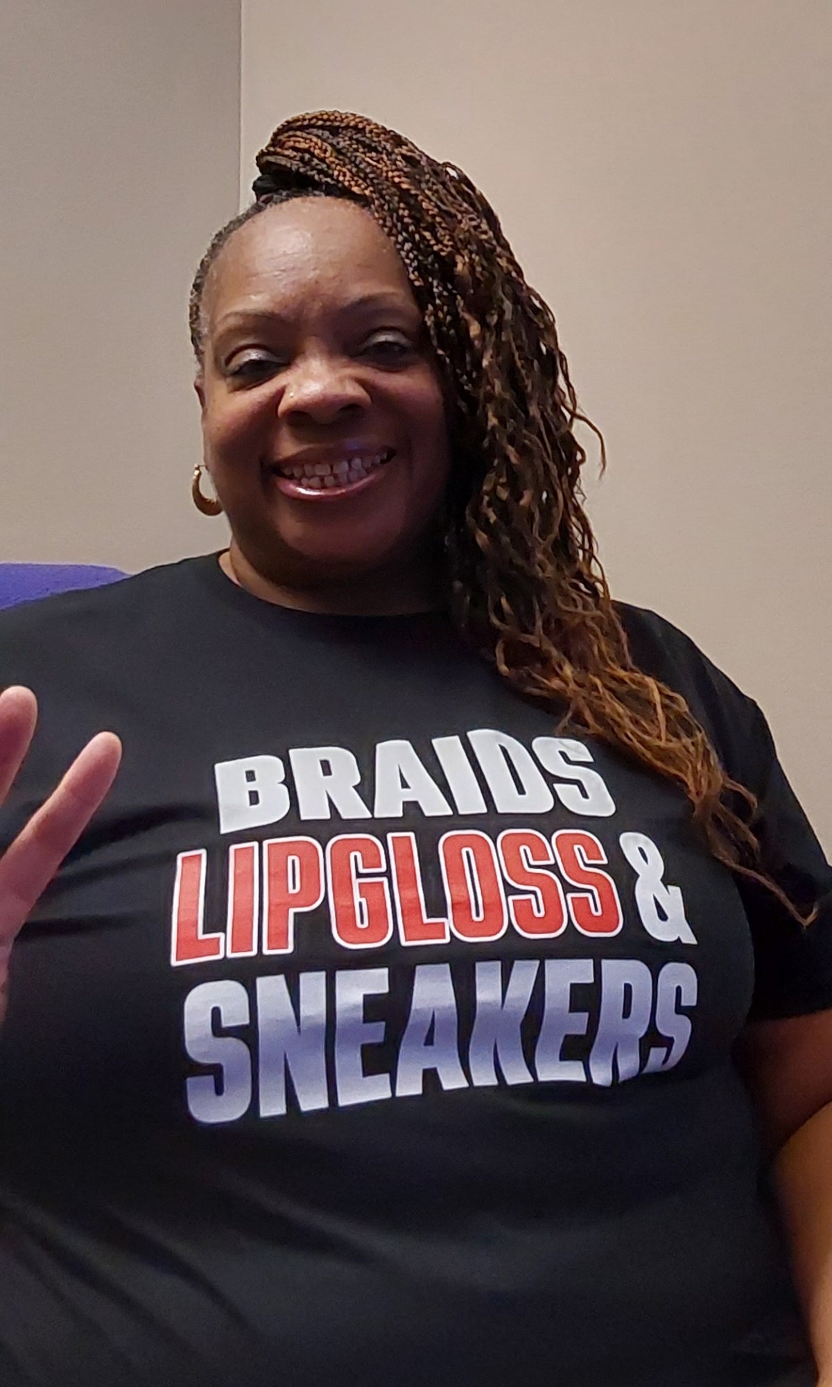 Braids Lipstick & Sneakers