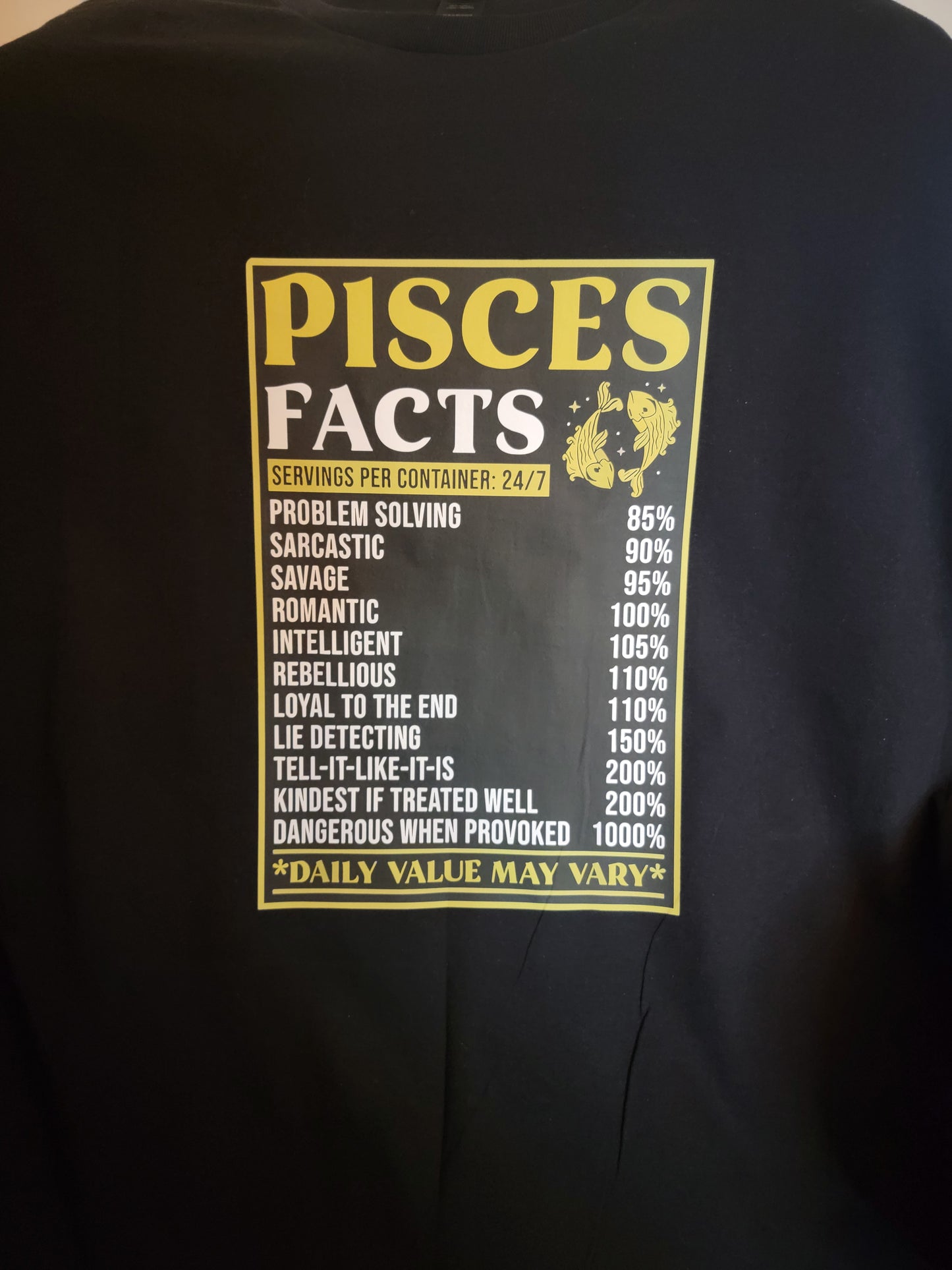 *NEW* PISCES FACTS TEE